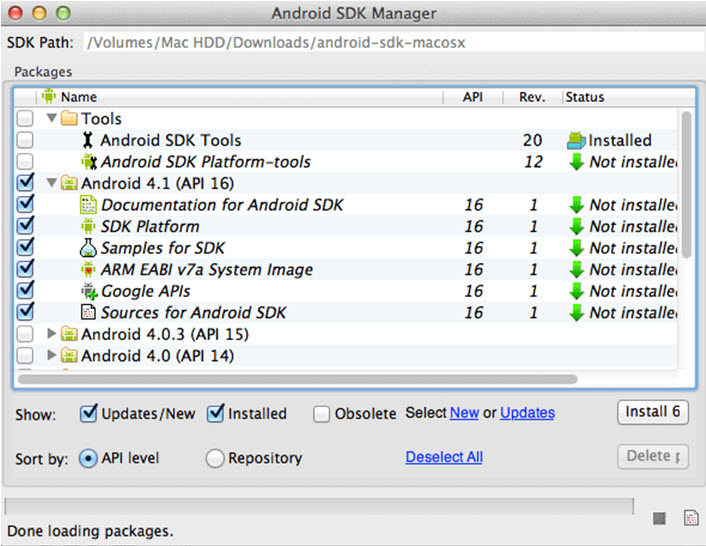 Android sdk platform tools download for mac
